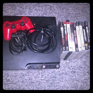Ps3,1Controller,9Games , HDMI Cord , Power Cord